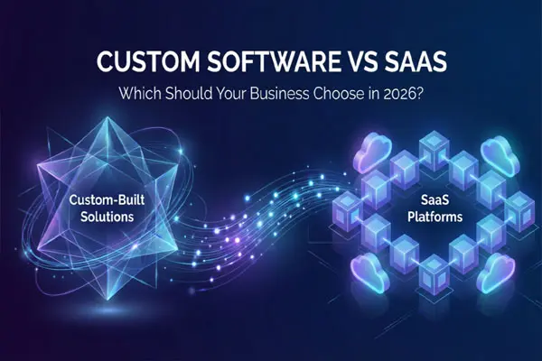 Advantage of SAAS software over custom build software